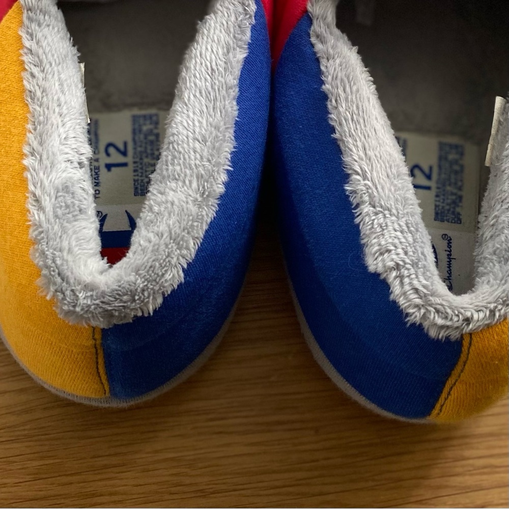 CHAMPION University Come Together House Zip Men Slippers - Size 12 - Picture 4 of 4